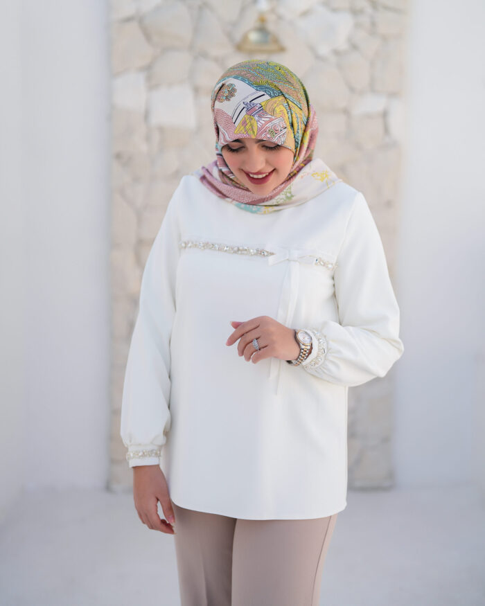 شومیز نیلو - Image 5